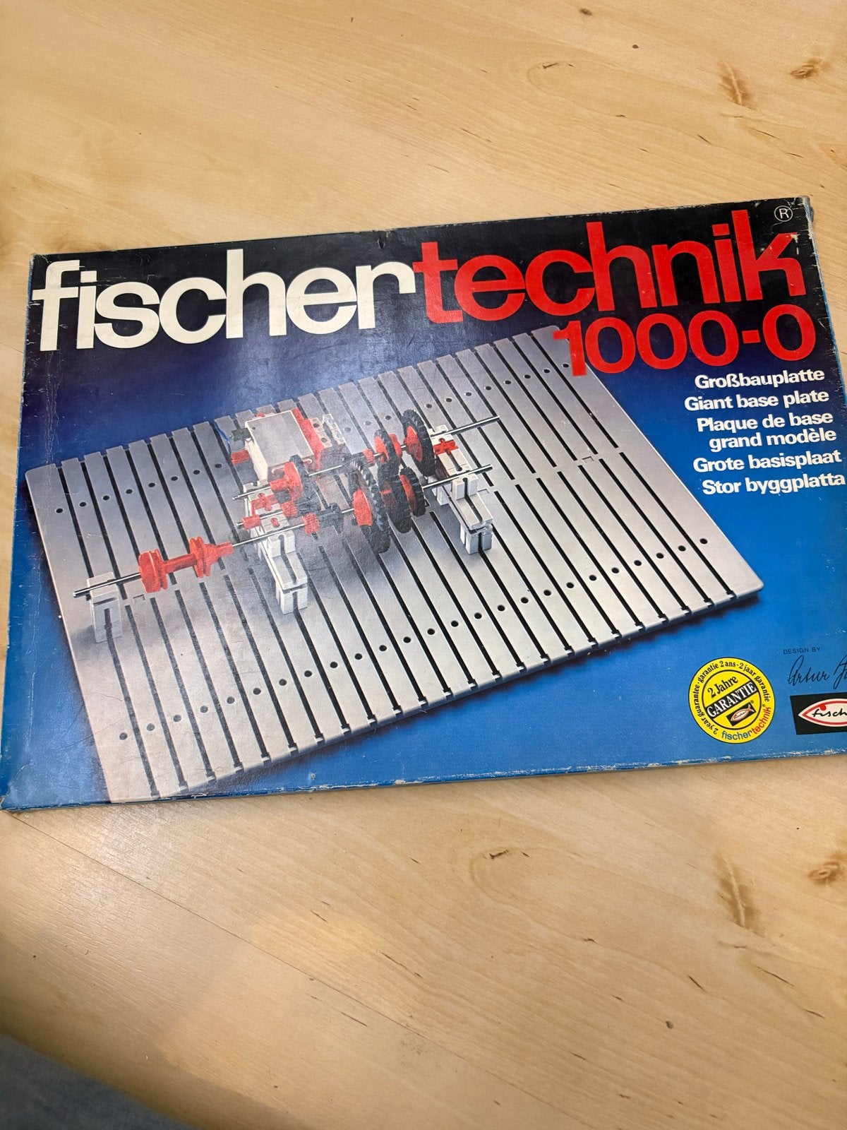 Fischertechnik 1000-0 Grote Basisplaat - Vintage, Ophalen of Verzenden, Gebruikt, Overige merken