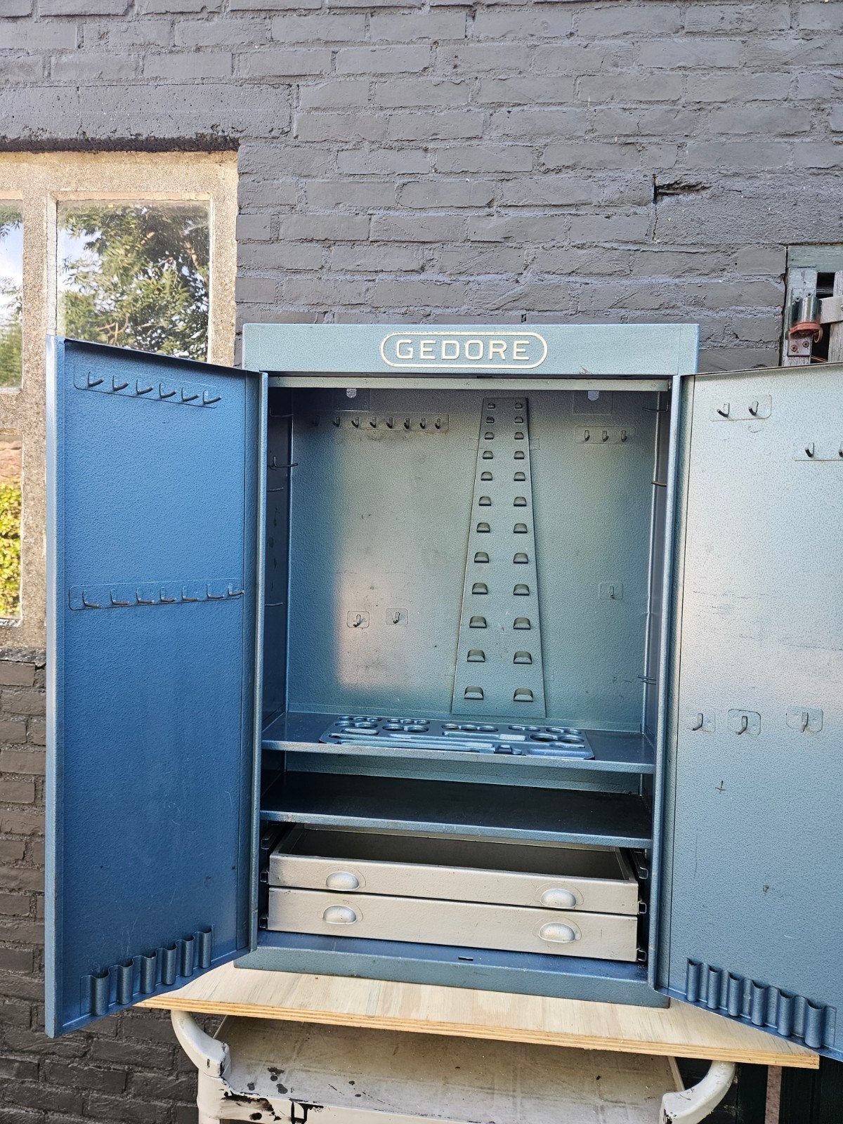 Gedore gereedschap kast, Ophalen