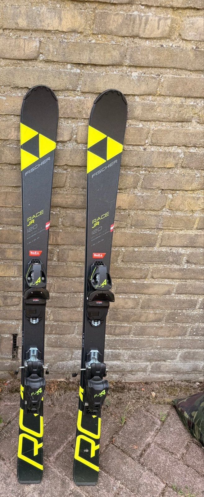 Fischer Race JR ski's 120 cm - Zo goed als nieuw, Ophalen, Fischer, 100 tot 140 cm, Zo goed als nieuw