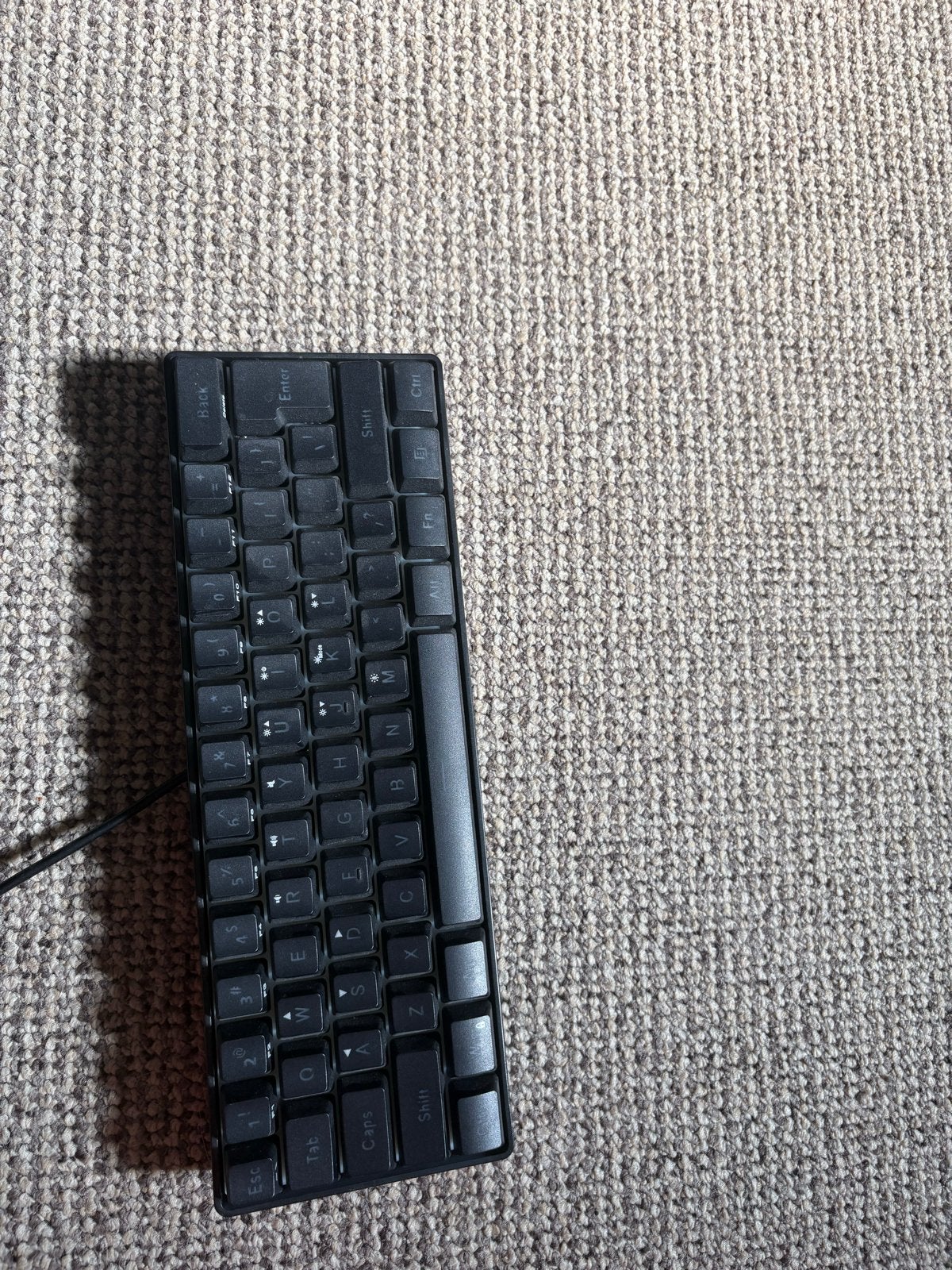 Compact QWERTY Toetsenbord - Bedraad, Computers en Software, Toetsenborden, Ophalen, Qwerty, Gebruikt, Bedraad