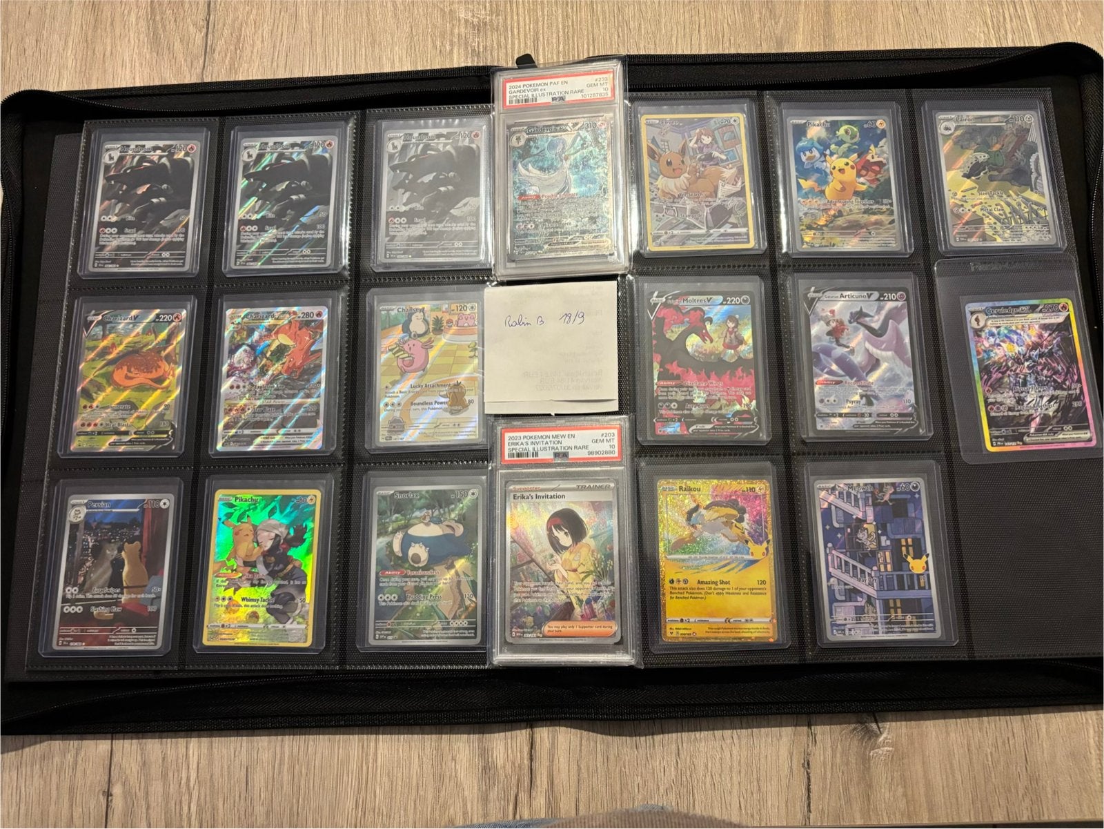 Pokémon Binder Sale + PSA 10, Ophalen of Verzenden, Zo goed als nieuw, Meerdere kaarten, Foil