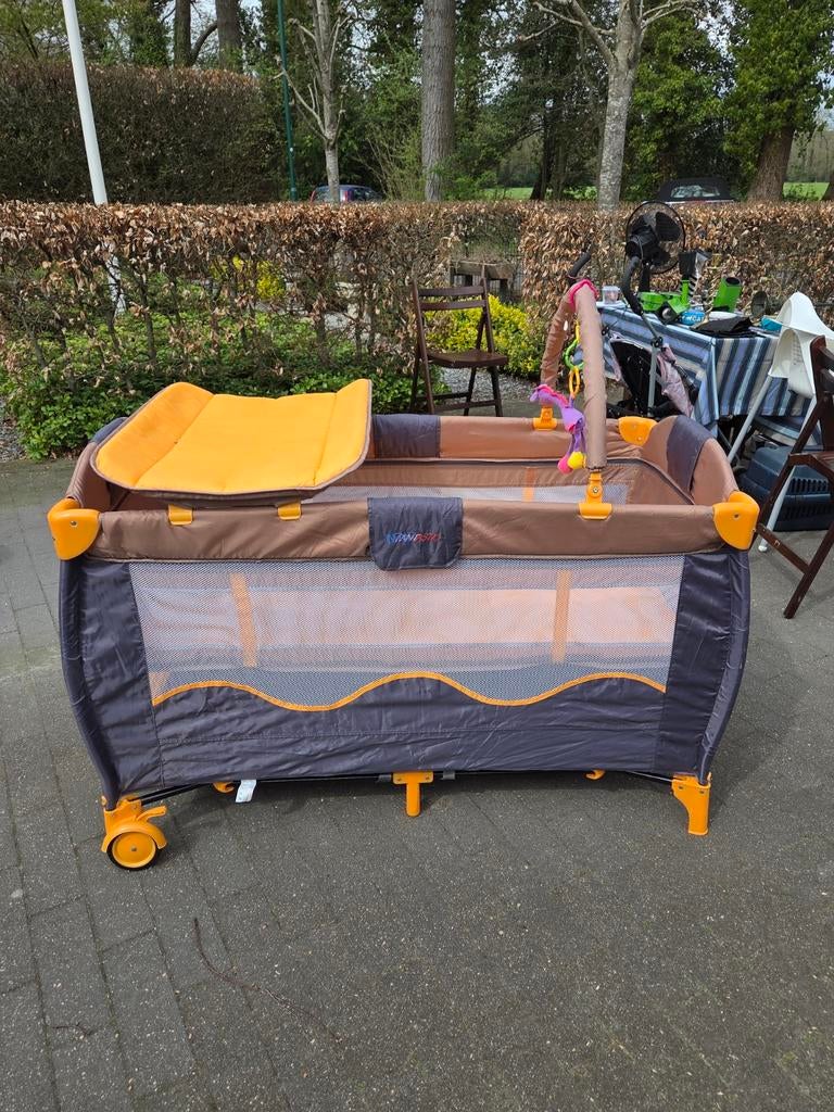 Kinder campingbedje, Ophalen