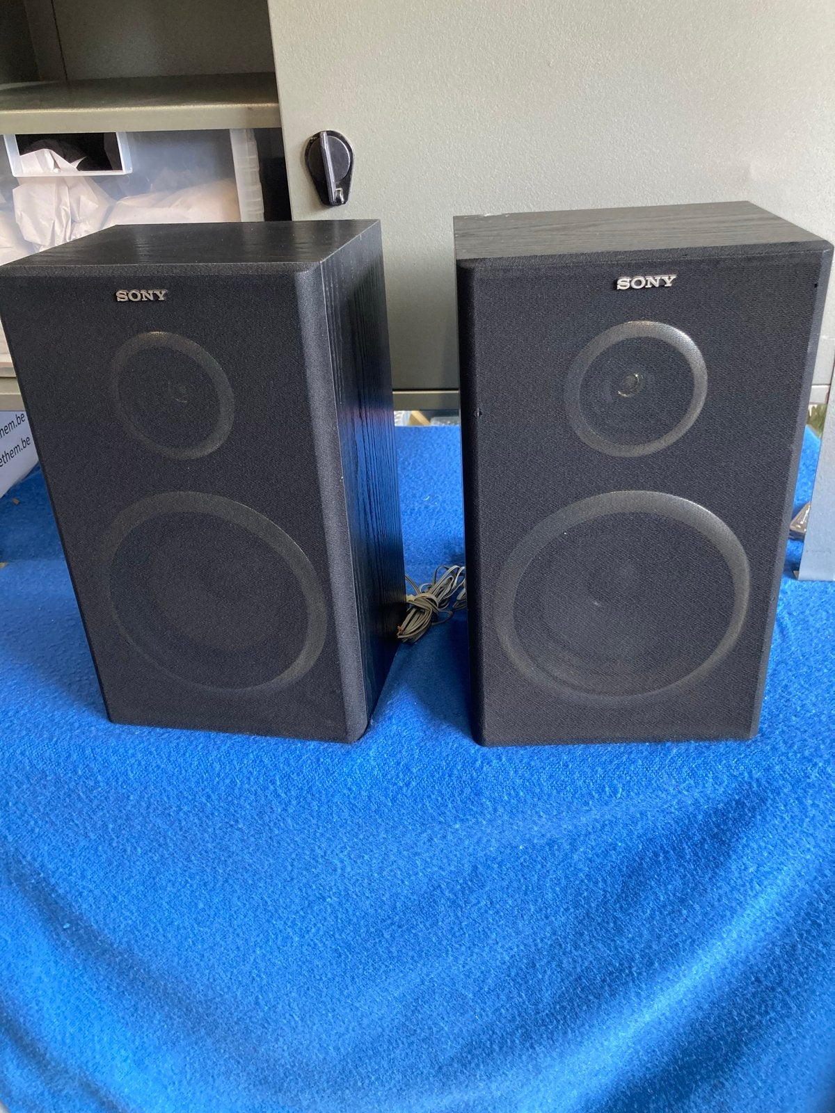 Sony SS-A202 Boekenplank Luidsprekers - Made in W. Germany, Gebruikt, Ophalen of Verzenden, Sony, Minder dan 60 watt