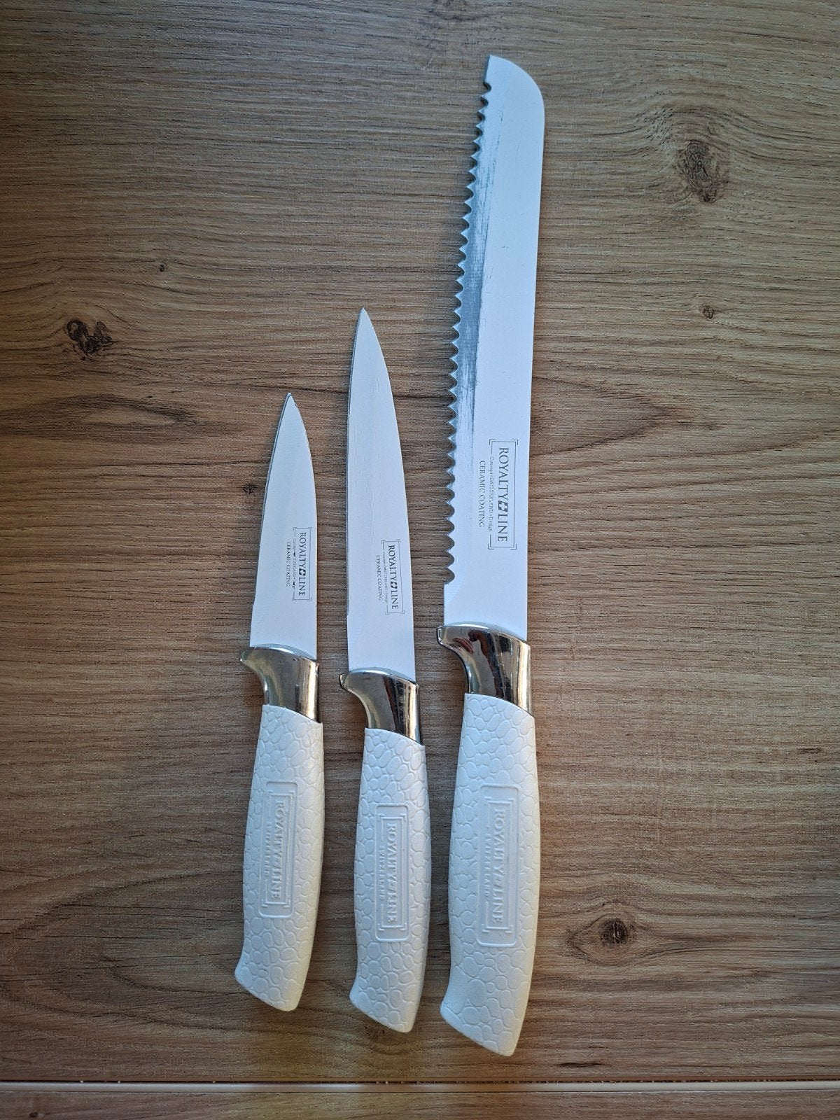 3 messen van het merk Royalty Line, Ophalen of Verzenden, Rvs of Chroom