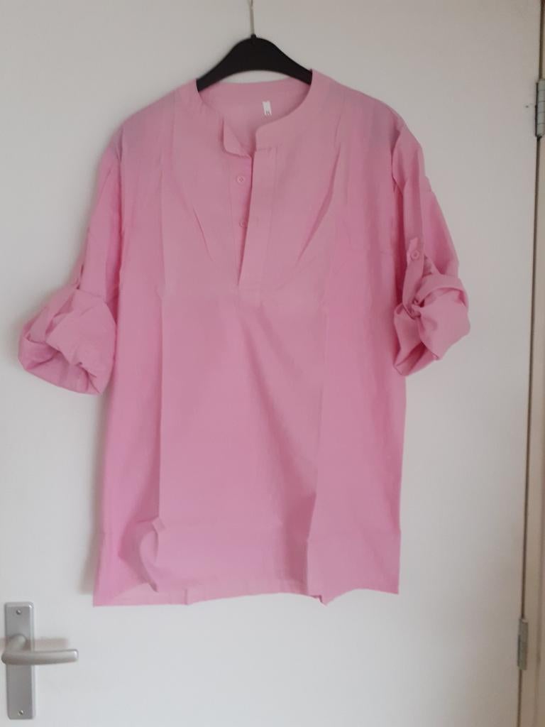 Roze blouse maat M     5.00euro, Ophalen of Verzenden