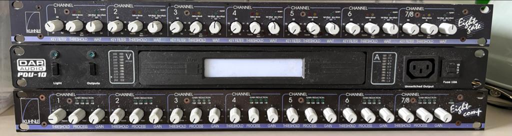 Kuhnle 8- Comp en 8- Gate, Muziek en Instrumenten, Ophalen of Verzenden, Gebruikt, Compressor
