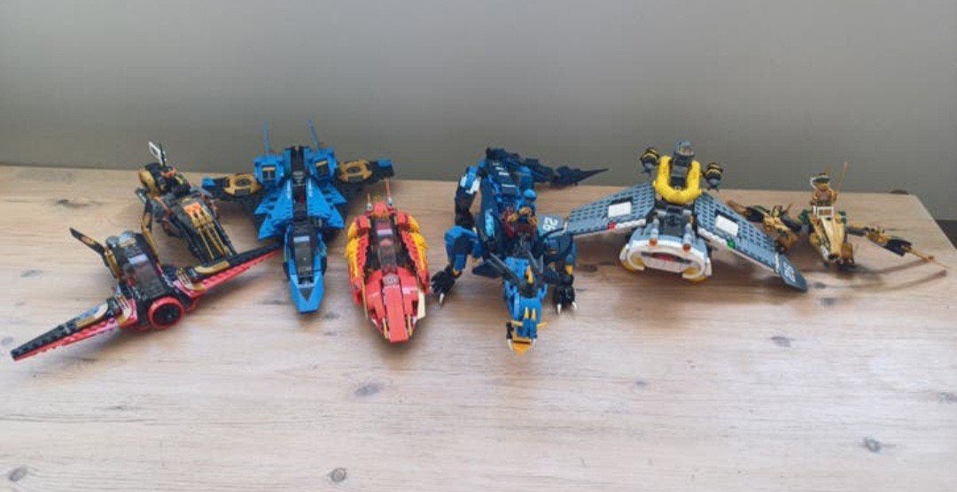 Grote LEGO Ninjago collectie met handleidingen, Ophalen of Verzenden, Gebruikt, Overige merken