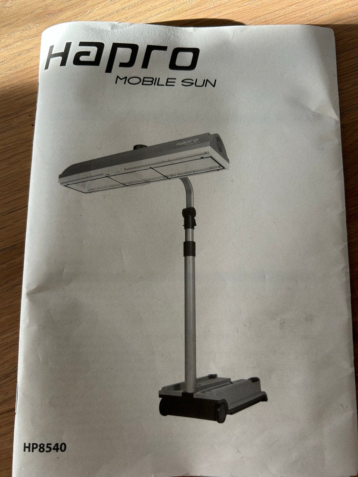 Hapro Mobile Sun HP8540 Zonnebank - Compact en Krachtig, Ophalen, Zo goed als nieuw, Zonnebank enkelzijdig