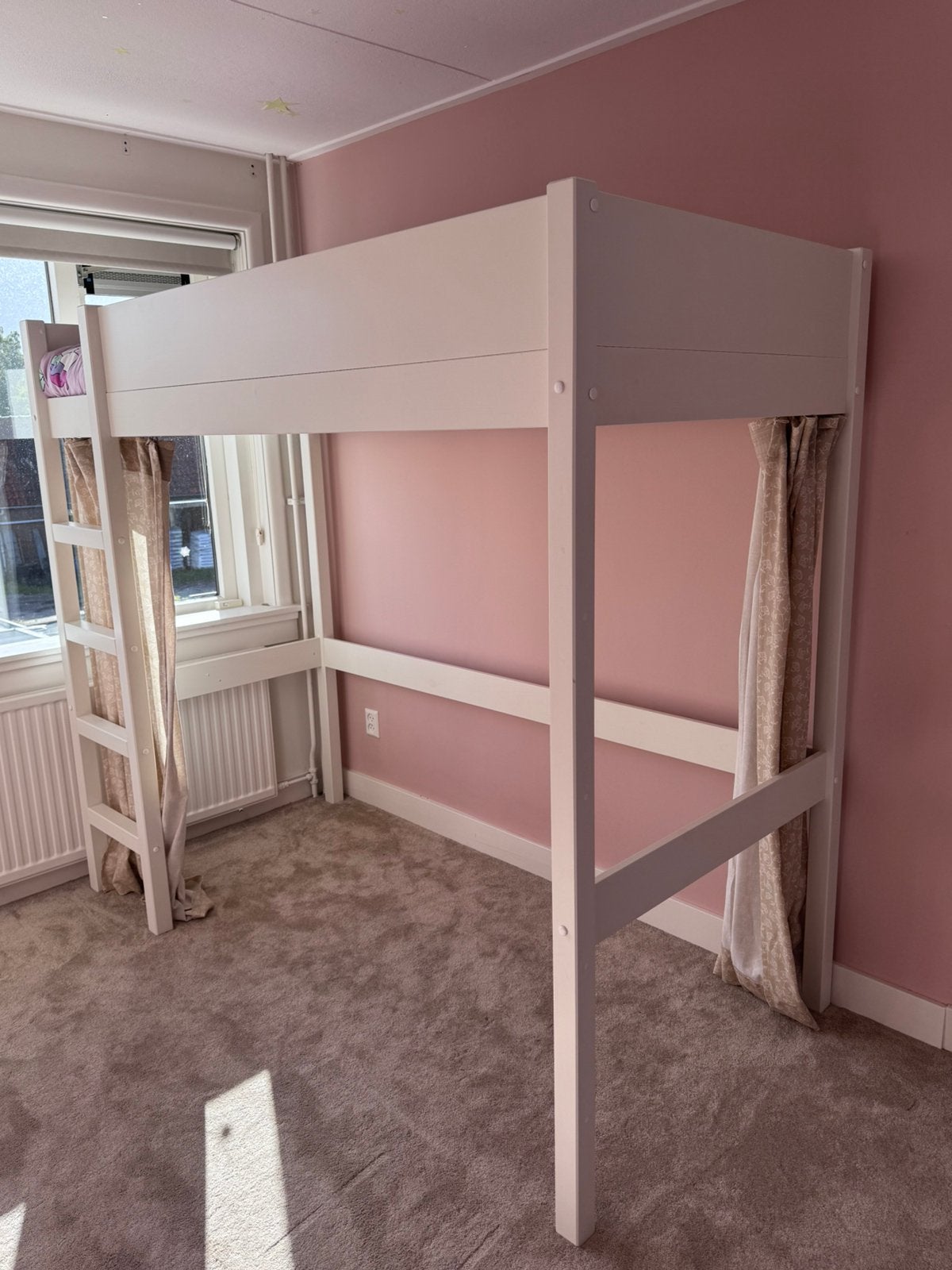 Nous kids hoogslaper Charlie 90x200, Ophalen, Zo goed als nieuw, Hoogslaper