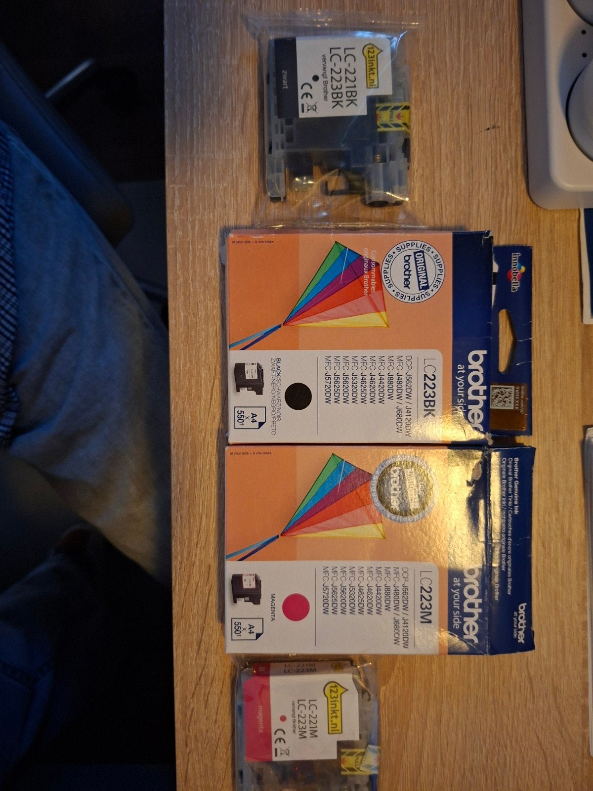 Brother LC223M & LC223BK cartridges, Ophalen, Nieuw, Cartridge, Brother