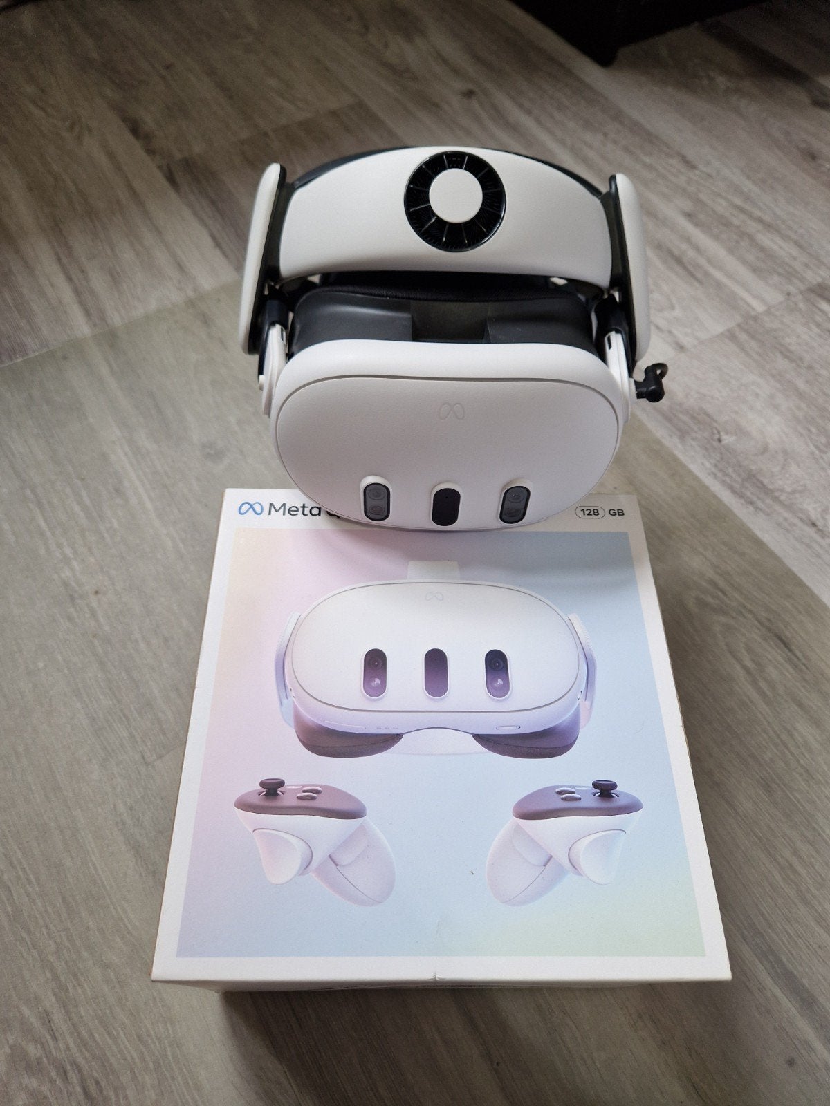 Meta Quest 3 128GB met BoboVR S3 Pro Head Strap, Spelcomputers en Games, Virtual Reality, Ophalen of Verzenden, Zo goed als nieuw