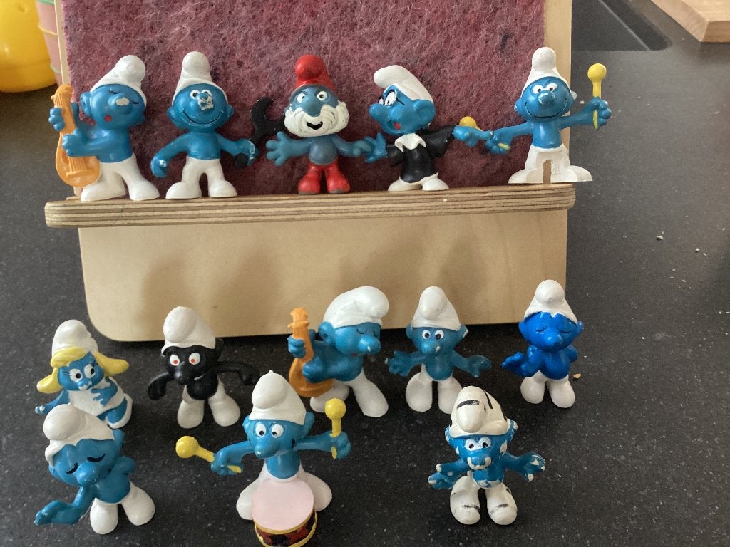 Grote collectie Smurfen beeldjes - 12 stuks, Verzamelen, Smurfen, Ophalen of Verzenden, Gebruikt, Verschillende Smurfen, Poppetje, Figuurtje of Knuffel
