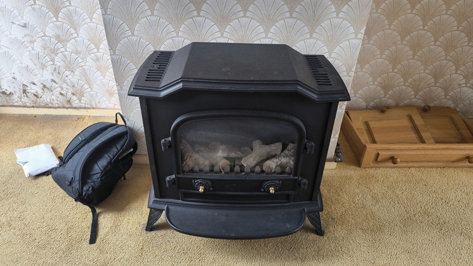 gratis: thermocet gaskachel, Huis en Inrichting, Kachels, Ophalen, Gebruikt, Gas, Gaskachel