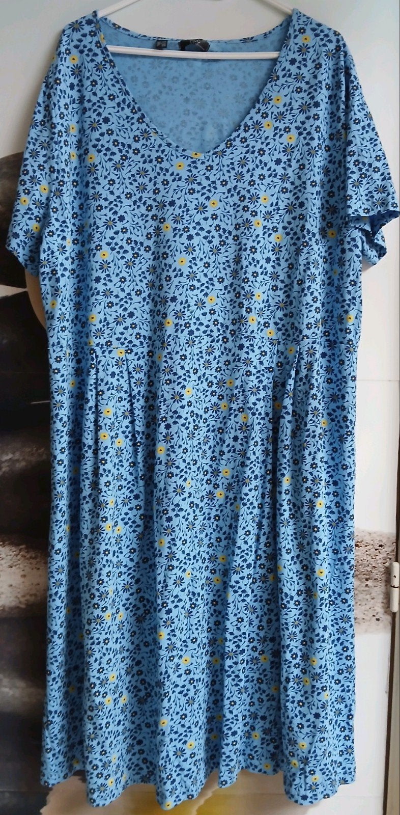 ✅️ NIEUWE Jurk (Bonprix) maat 52-54/ 100% katoen, Kleding | Dames, Grote Maten, Bonprix, Blauw, Jurk, Nieuw