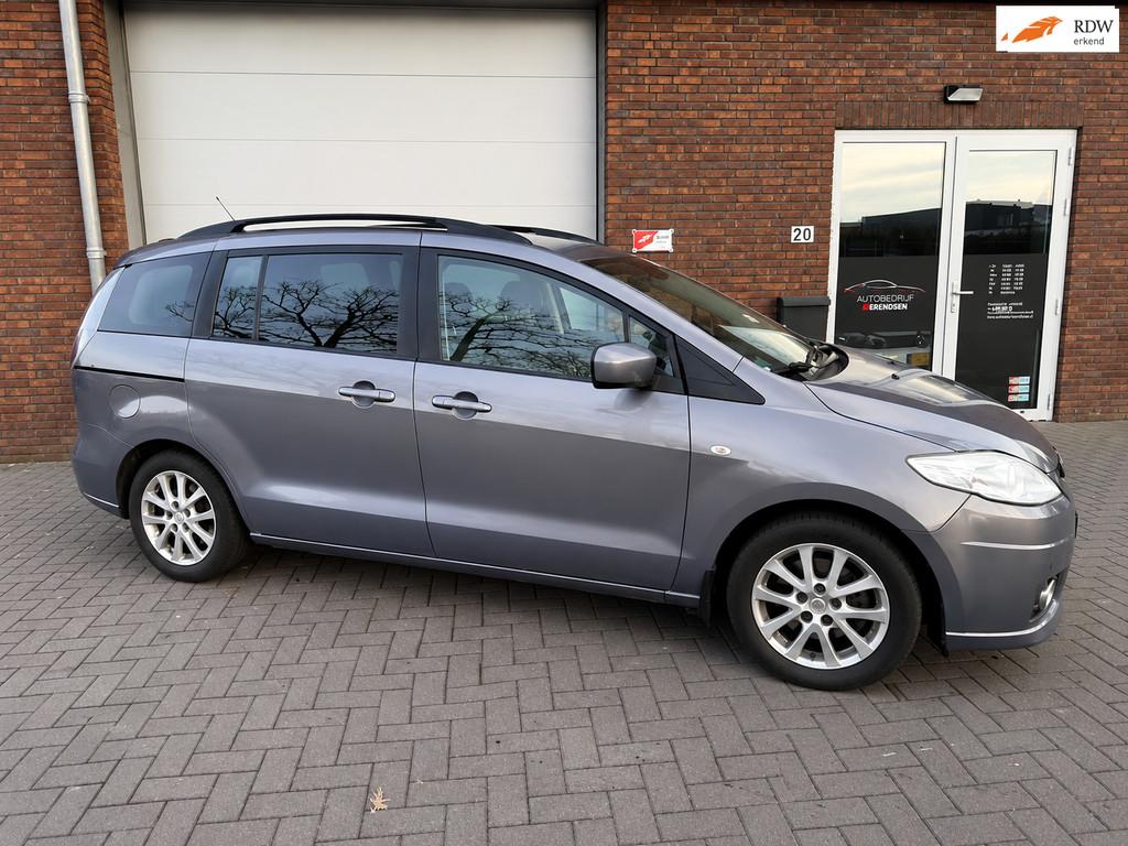 Mazda 5 2.0 Katano|AUTOMAAT|AIRCO|NIEUWE APK|7 PERSOONS, Auto's, Mazda, Stof, Gebruikt, Zwart, 7 stoelen