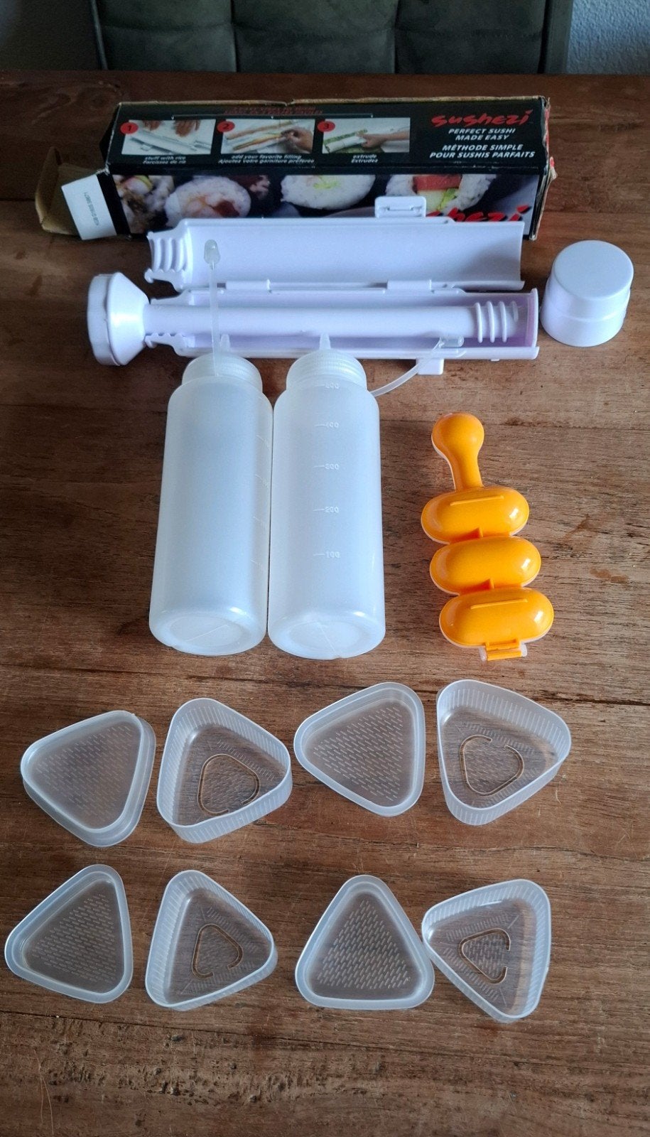 Sushi set - Maak zelf de lekkerste sushi!, Overige typen, Kunststof, Ophalen of Verzenden, Zo goed als nieuw