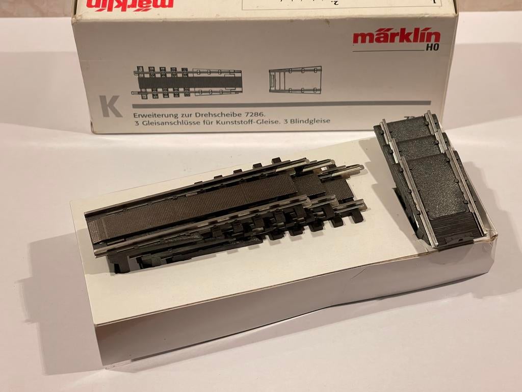 ** NIEUW ** Märklin 7287 Uitbreiding voor draaischijf 7286, Wisselstroom, Nieuw, Rails, Ophalen of Verzenden