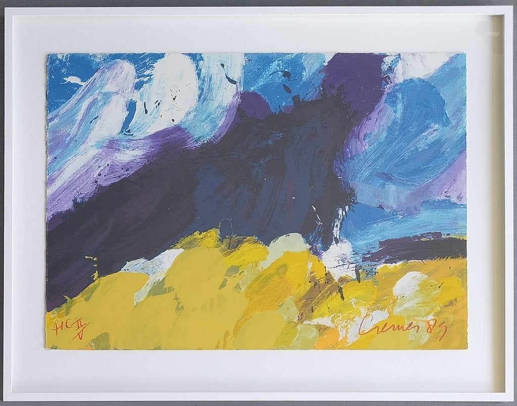 Jan Cremer - Provence I - ingelijste gesigneerde zeefdruk, Gelimiteerde oplage, Ophalen