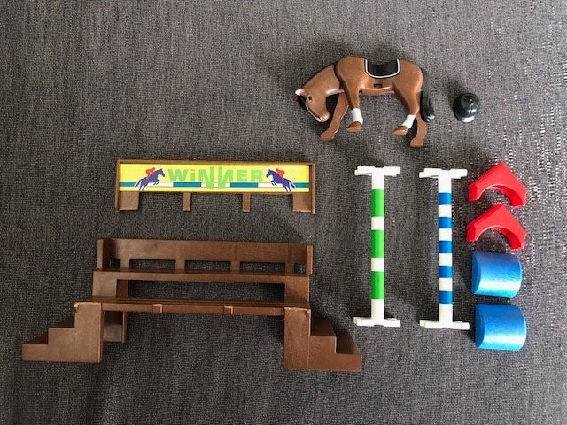 Playmobil 4185 Paardendressuur incompleet, Ophalen of Verzenden, Gebruikt