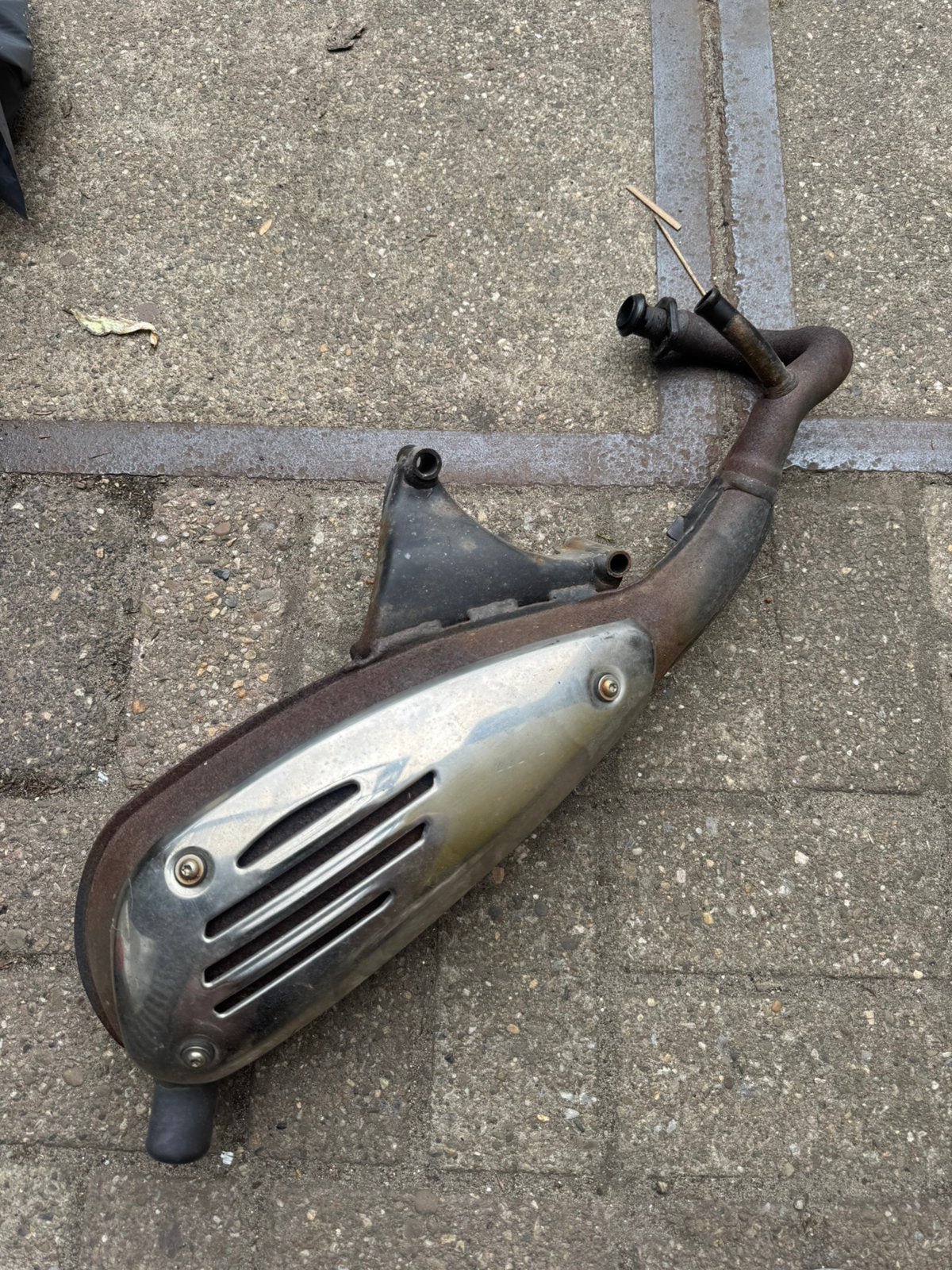 Originele Vespa lx 2 takt uitlaat, Motoren, Ophalen of Verzenden