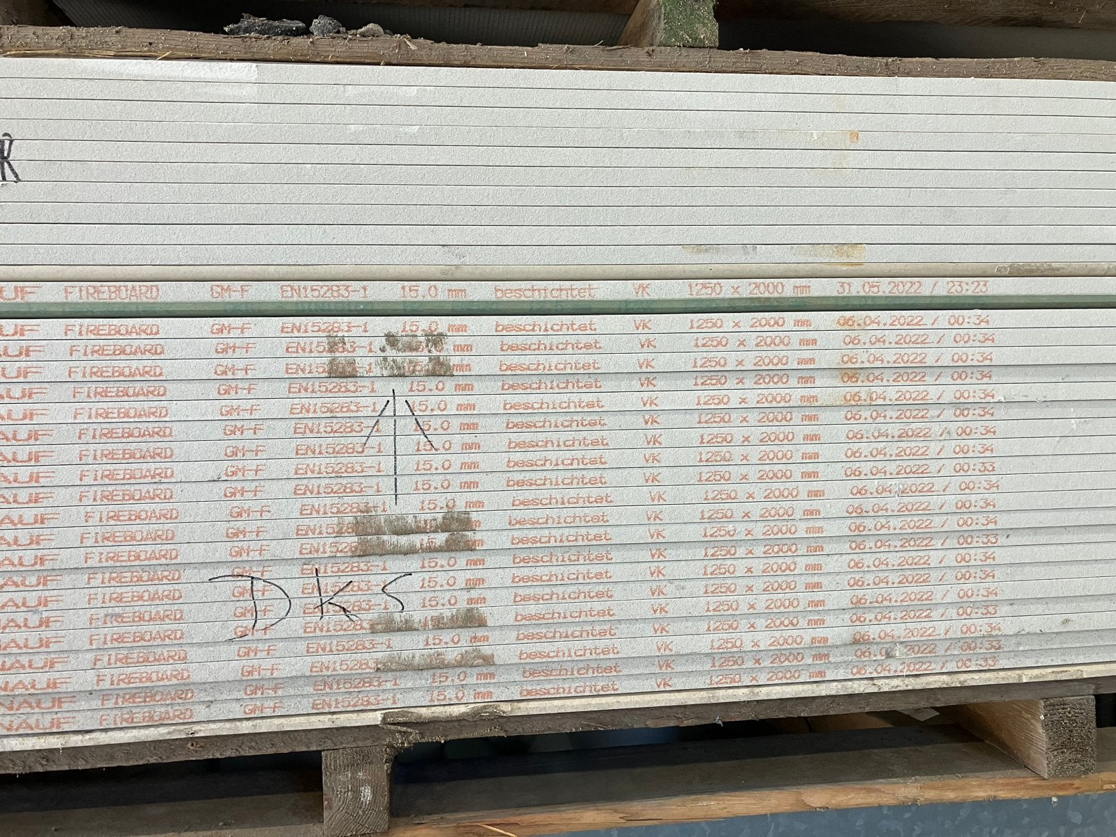 Knauf firebord panelen, Doe-het-zelf en Verbouw, Platen en Panelen, Ophalen, Zo goed als nieuw