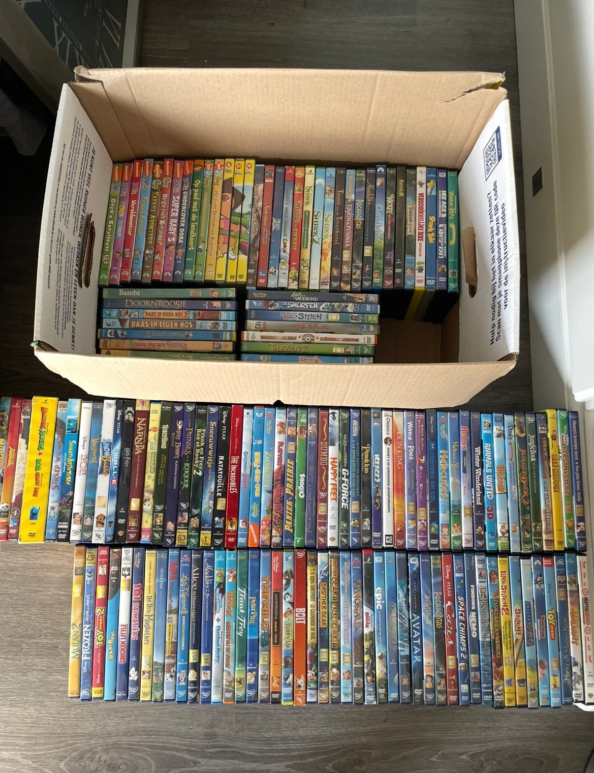 Disney Pixar Dreamworks 150 Dvd’s, Europees, Animatie, Alle leeftijden, Ophalen of Verzenden