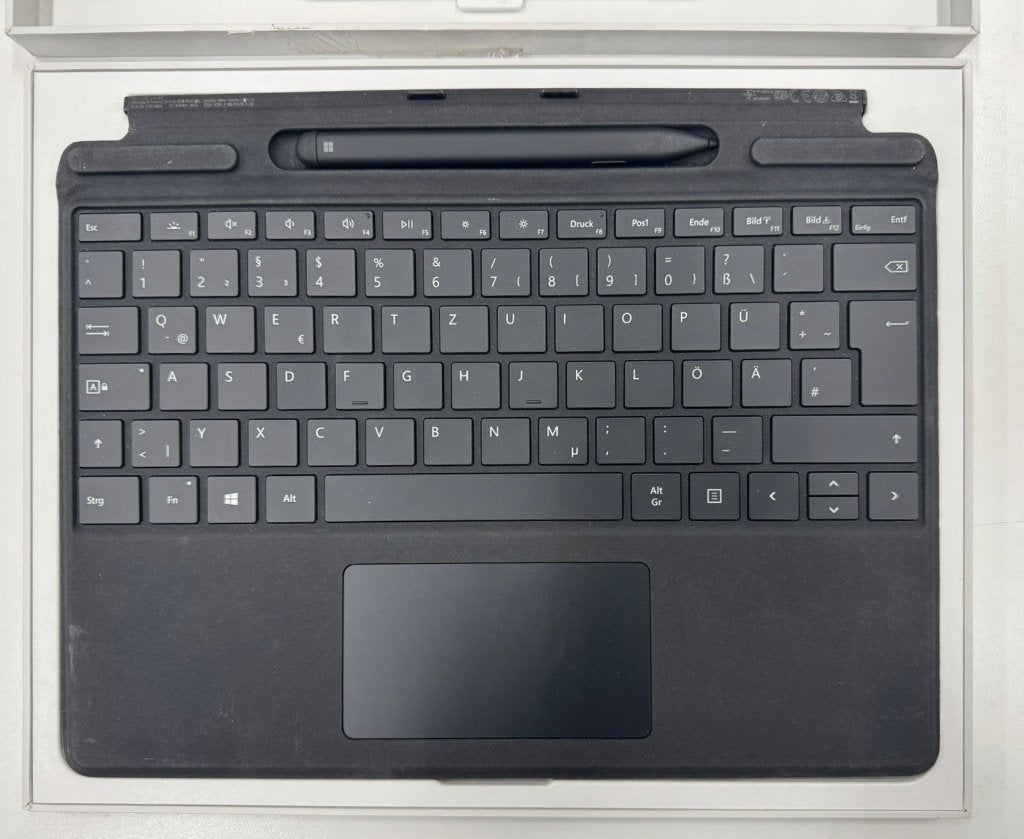Microsoft Surface Pro X toetsenbord / QWERTZ Duits Layout, Computers en Software, Toetsenborden, Ergonomisch, Ophalen of Verzenden