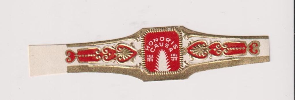 sigarenbanden - HONORIS CAUSA, Ophalen of Verzenden, Zo goed als nieuw, Sigarenbandjes