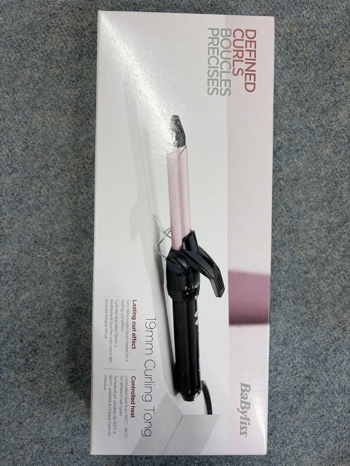 BaByliss 19mm Krultang - Nieuw in doos, Ophalen of Verzenden, Nieuw, Haarverzorging