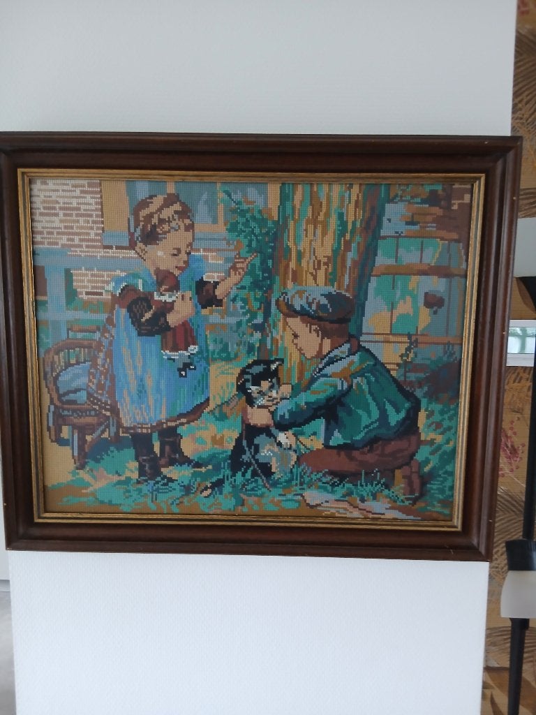 Schilderij, Antiek en Kunst, Portret of Personen, Overige technieken, Ophalen of Verzenden, Klassiek
