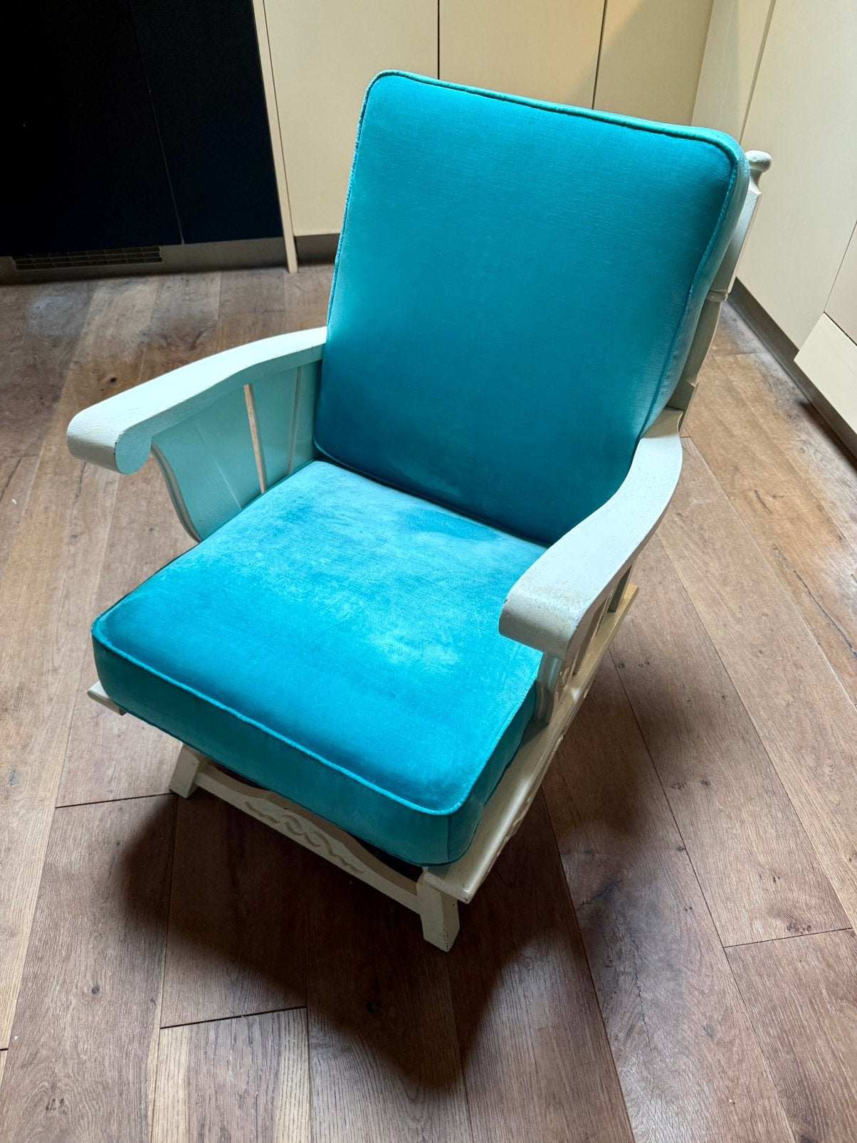Antieke boerderij fauteuil, Huis en Inrichting, Ophalen, Gebruikt, 75 tot 100 cm, 50 tot 75 cm
