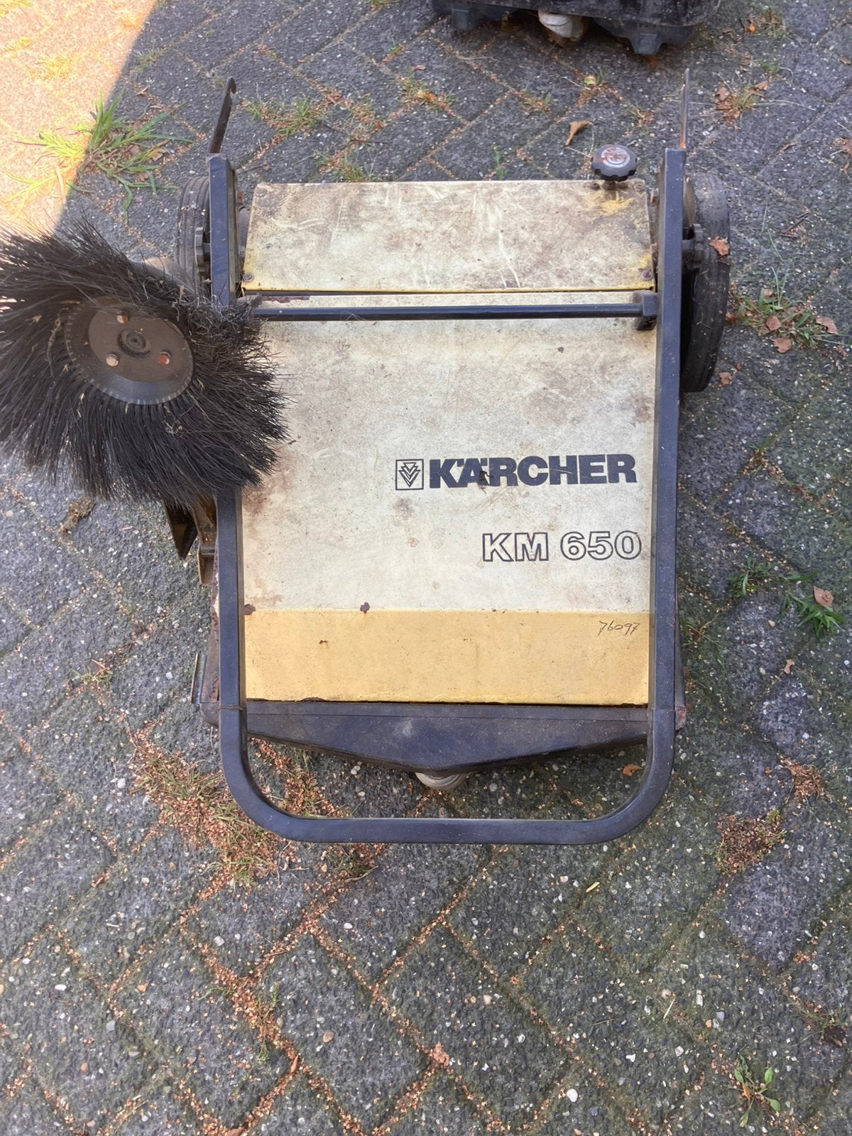 Duw veegmachine, Ophalen, Gebruikt