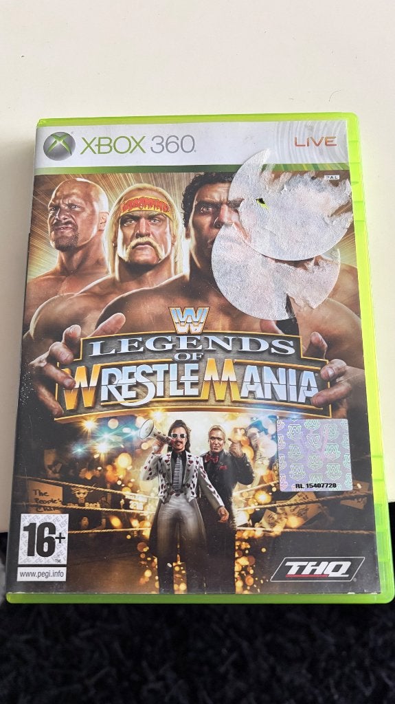 WWE Legends of WrestleMania Xbox 360, Vechten, Ophalen of Verzenden, Zo goed als nieuw, 3 spelers of meer