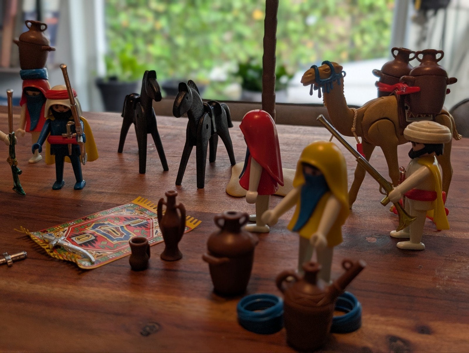 Playmobil Arabische set met figuren, kamelen en paarden, Ophalen, Gebruikt, Complete set