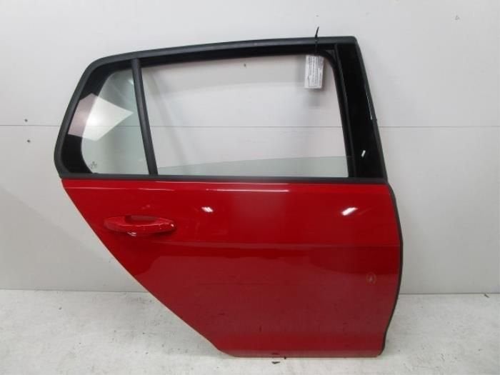 VW Golf 7 Portier Rechts-achter 5DRS LY3D, Auto-onderdelen, Carrosserie en Plaatwerk, Ophalen of Verzenden, Gebruikt, Achter, Deur