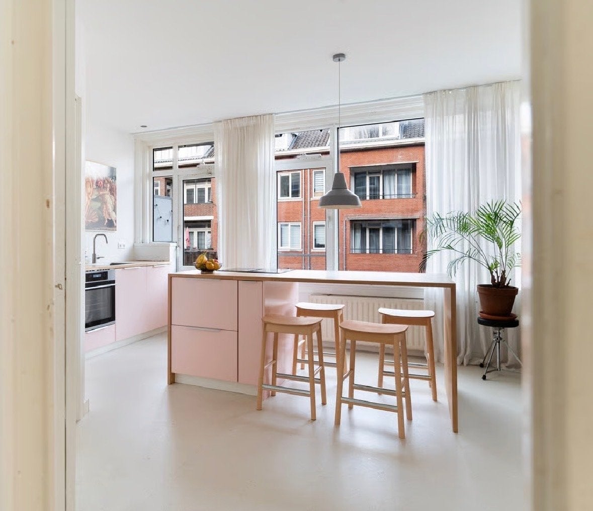 Ikea Ronninge krukken - 4 stuks, 63 cm hoog, Ophalen, Gebruikt, Hout