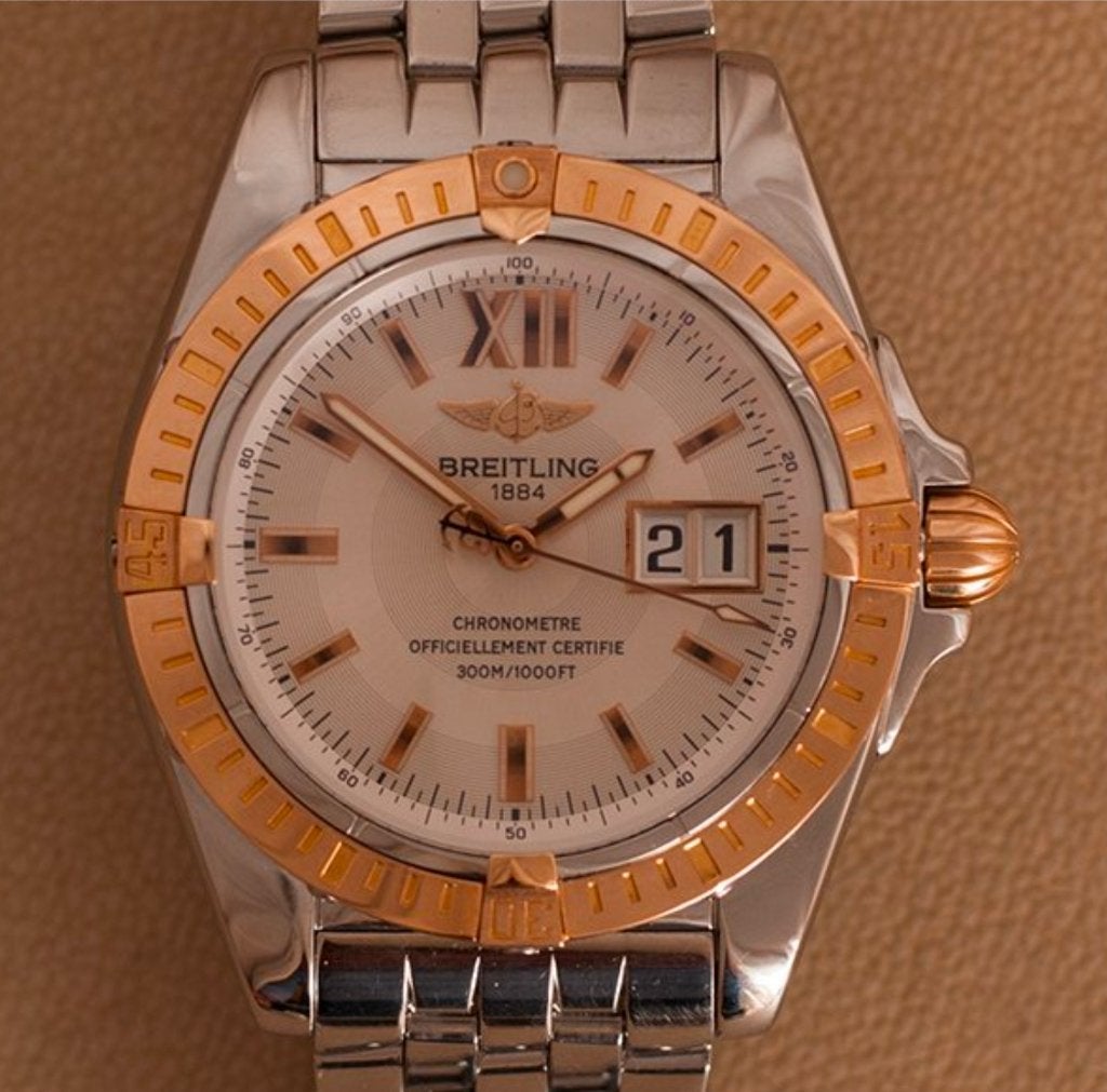 Breitling Cockpit Big Date C49350, Ophalen, Zo goed als nieuw, Staal, Overige merken