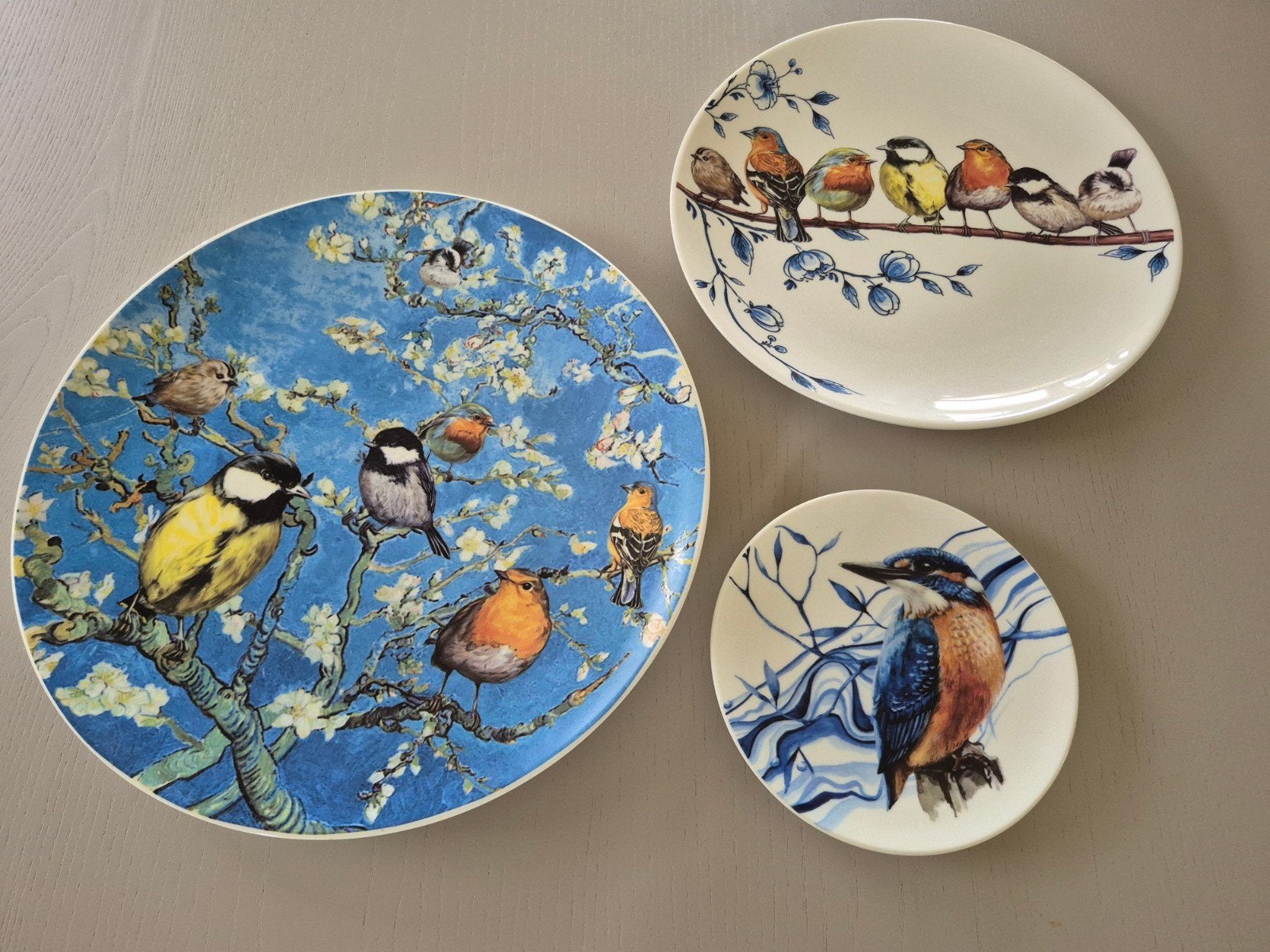 Heinen Delfts blauw borden!, Ophalen, Zo goed als nieuw