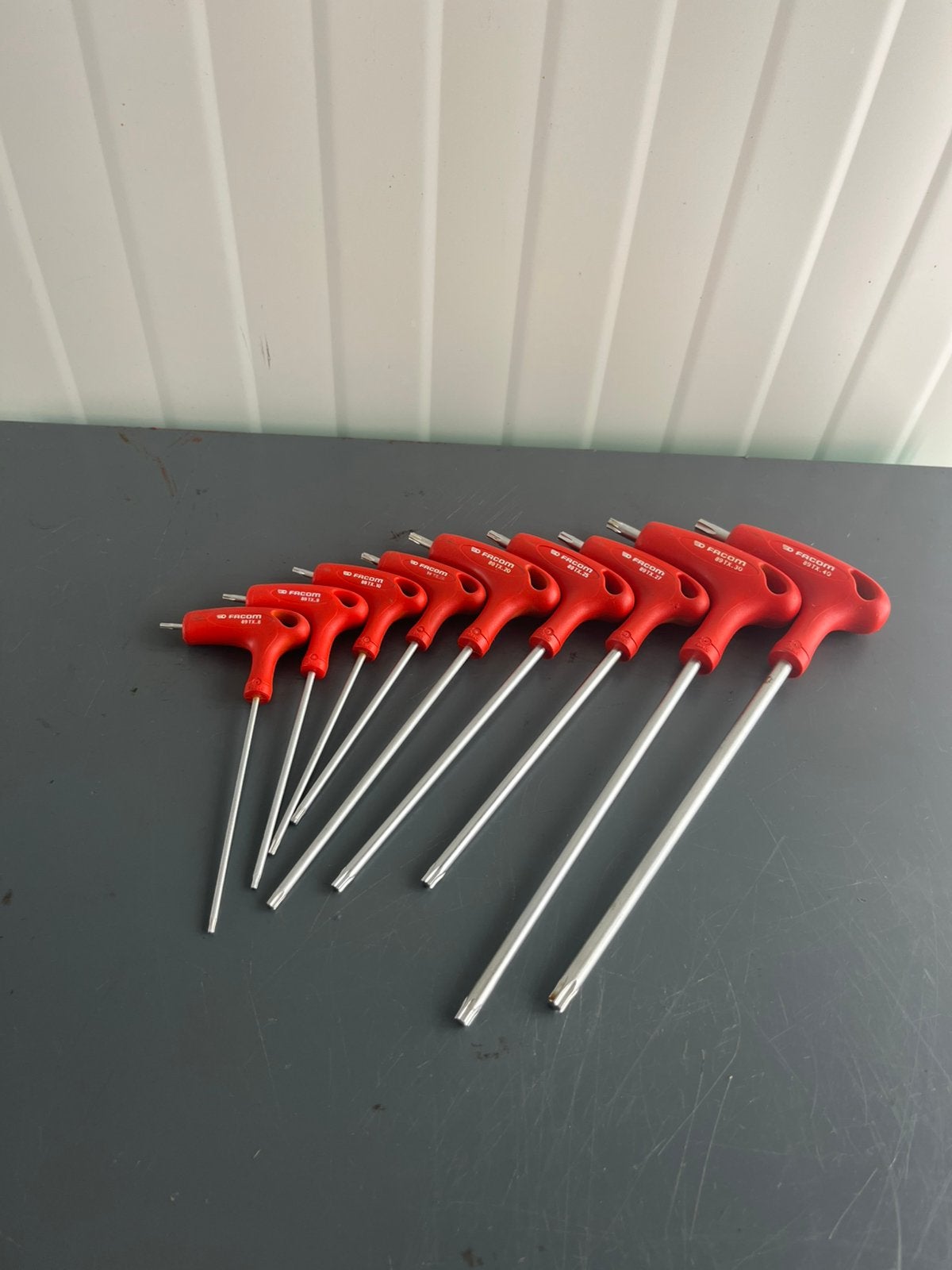 FACOM Torx T-greepsleutelset 9-delig, Ophalen of Verzenden, Zo goed als nieuw