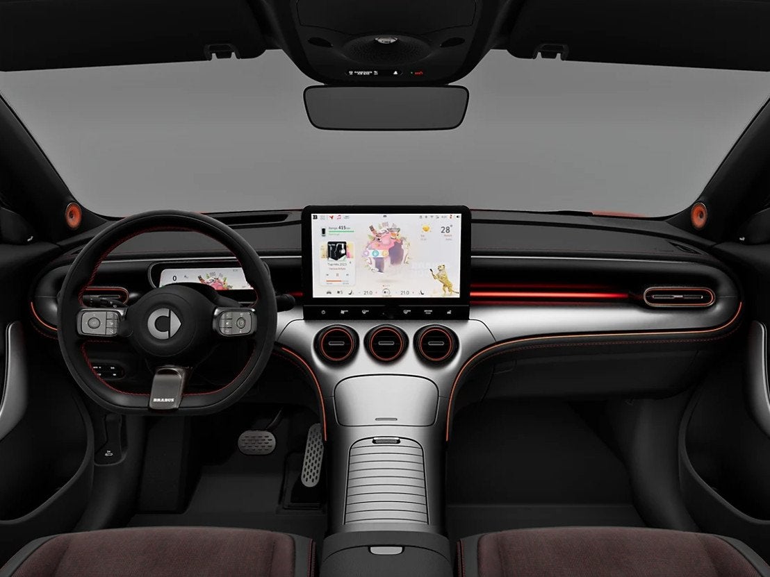 smart #3 BRABUS 66 kWh, Automaat, 428 pk, Alcantara, Zwart