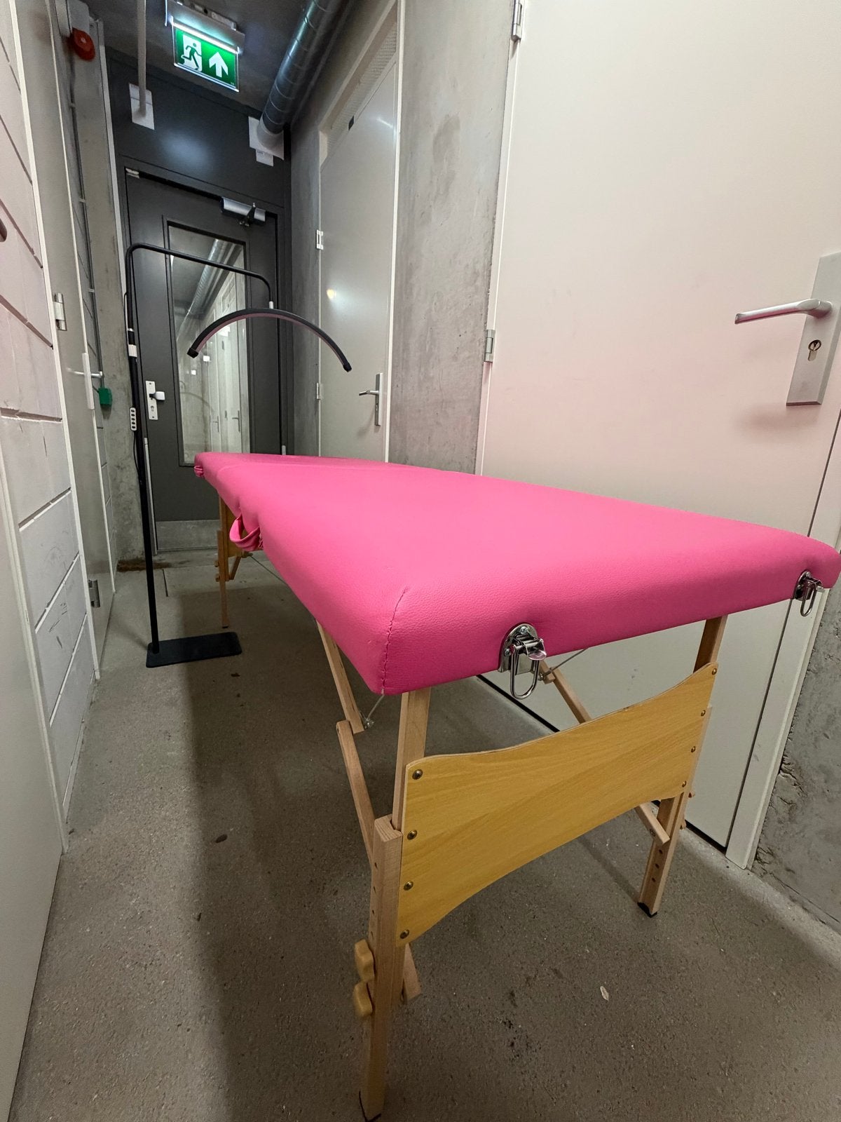 Behandelbank met Lamp, Ophalen, Gebruikt, Massagetafel