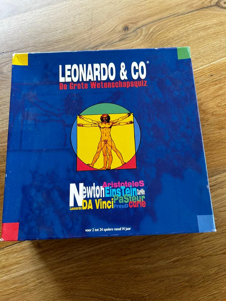 Leonardi & Co, Da Vinci grote wetenschapsquiz, Vijf spelers of meer, Ophalen, Zo goed als nieuw