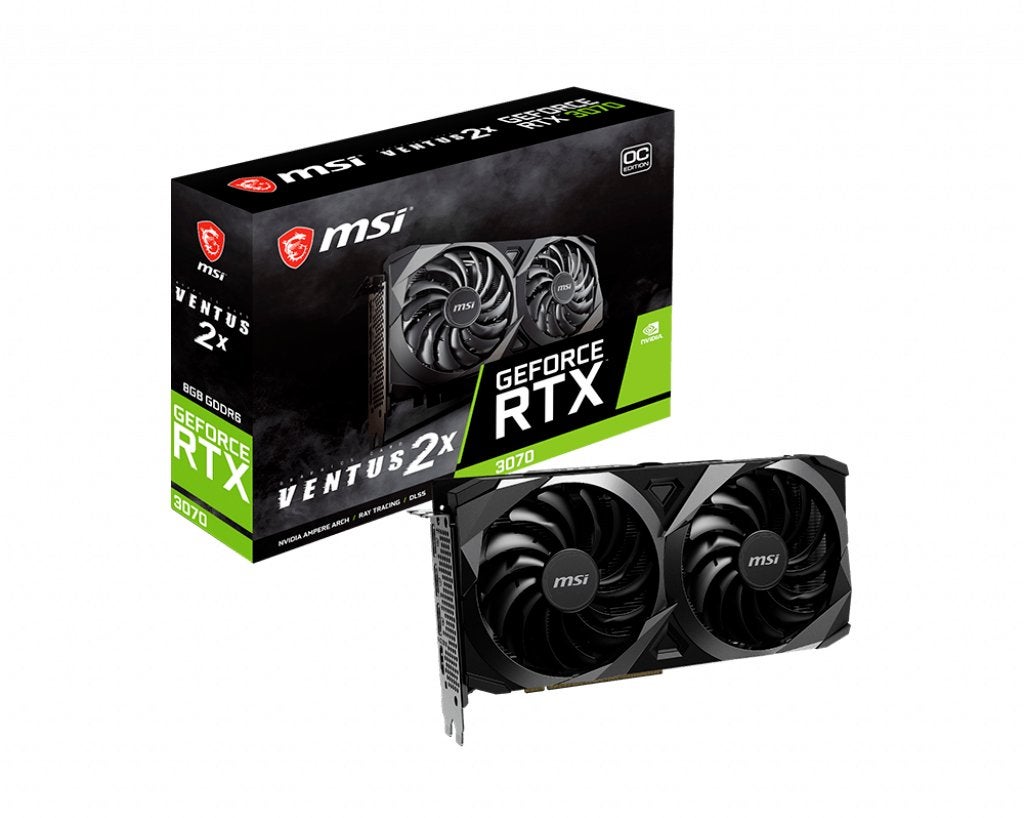 RTX 3070 Ventus 2x OC, Gebruikt, GDDR6, PCI-Express 4, Ophalen of Verzenden
