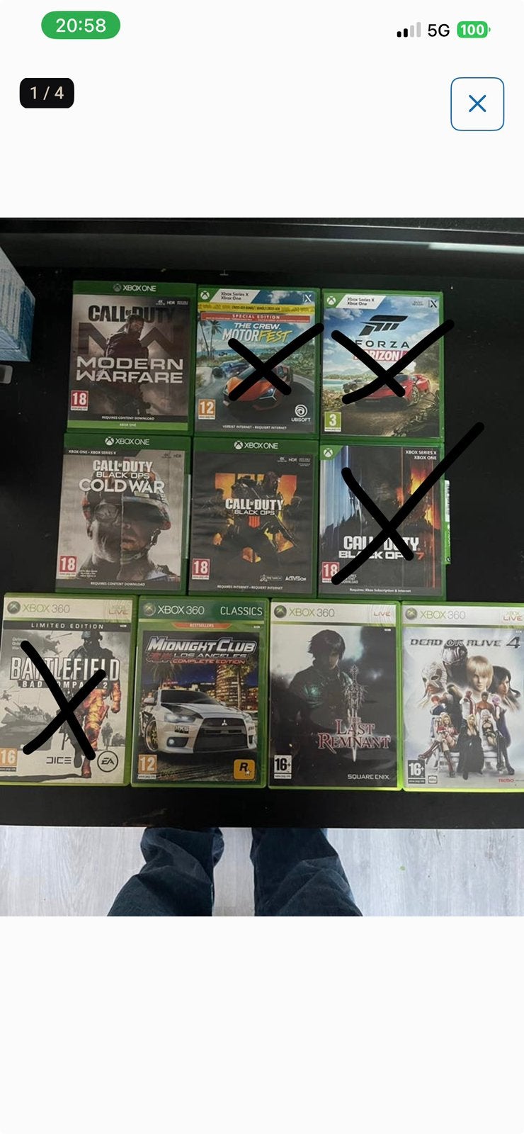 Xbox series X - Games call of duty / xbox 360, Ophalen of Verzenden, Zo goed als nieuw, 500 GB, Met 1 controller