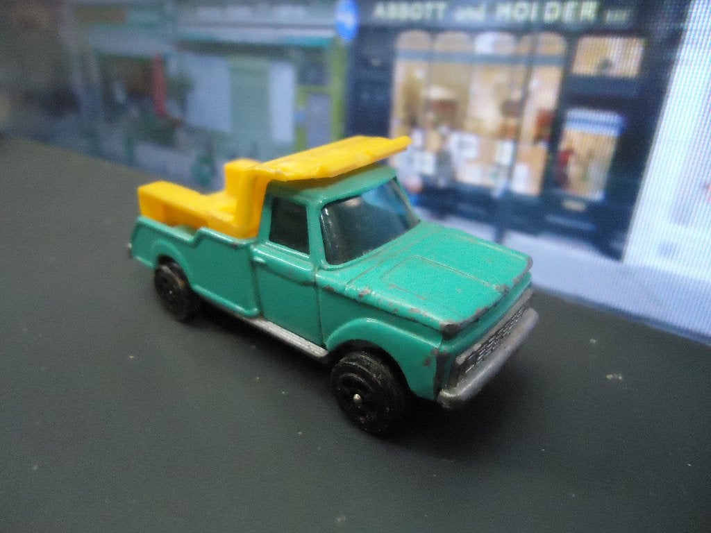 1:76 Ford F350 Camper - Corgi Juniors Nr.35 incompleet, Ophalen of Verzenden, Gebruikt, Auto