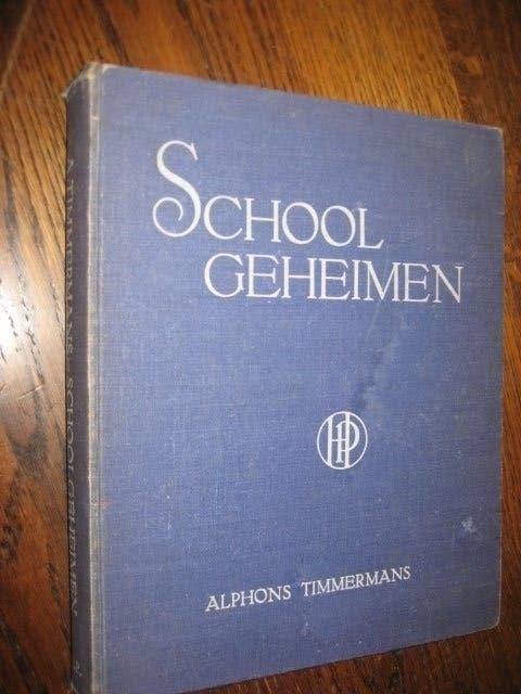 ALPHONS TIMMERMANS / SCHOOLGEHEIMEN, Ophalen of Verzenden, Gelezen