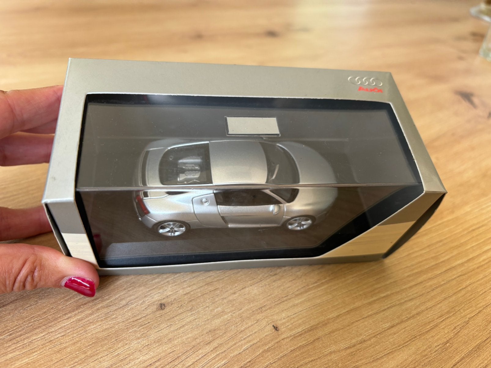 Origineel Audi R8 bv r80 043 001 miniatuur 1:43, Ophalen of Verzenden, Nieuw, Overige merken