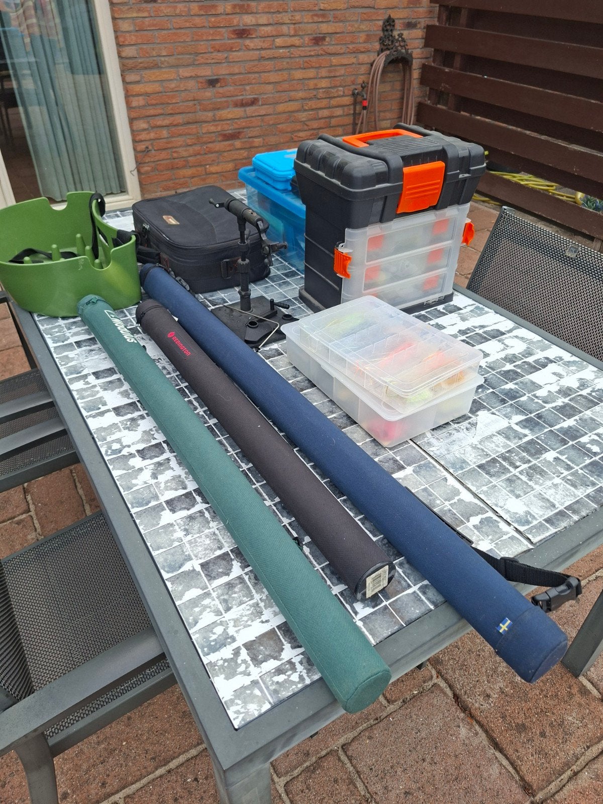 Complete Vliegvisuitrusting: Hengels, Reels, Bindmateriaal, Ophalen, Gebruikt, Overige typen