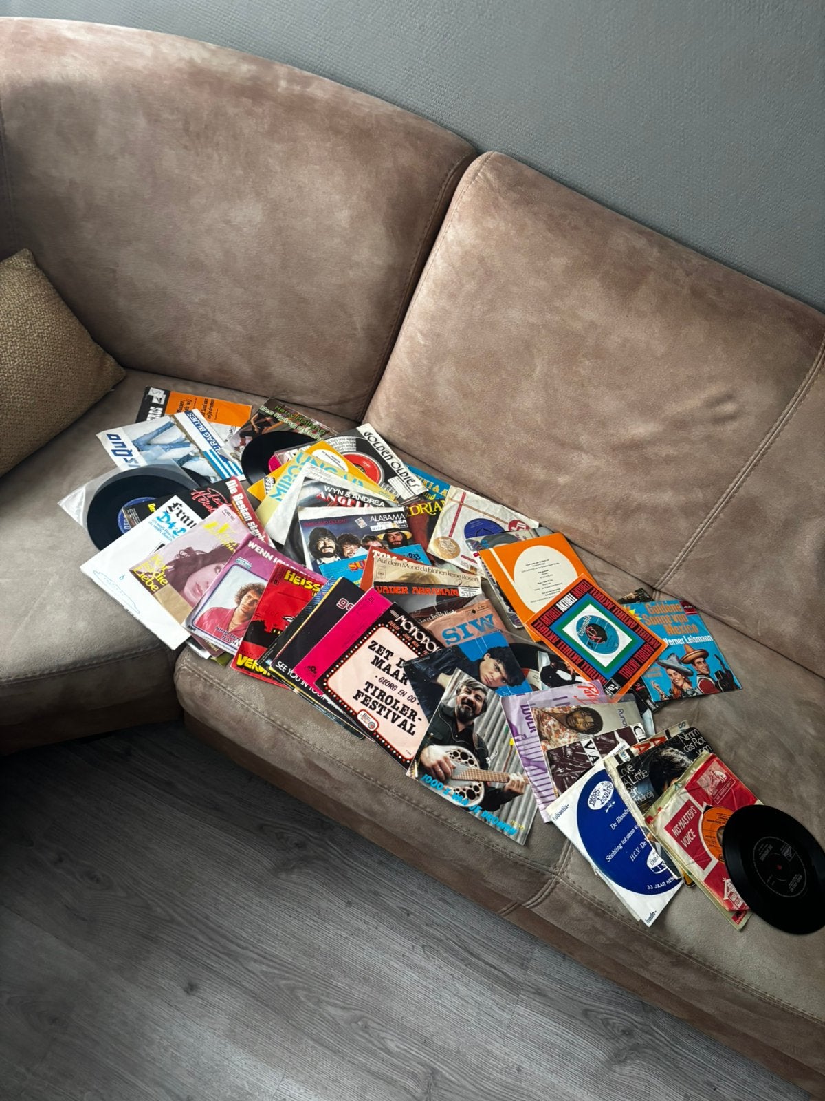 Te koop partij single, Cd's en Dvd's, Ophalen of Verzenden, Gebruikt, Overige formaten
