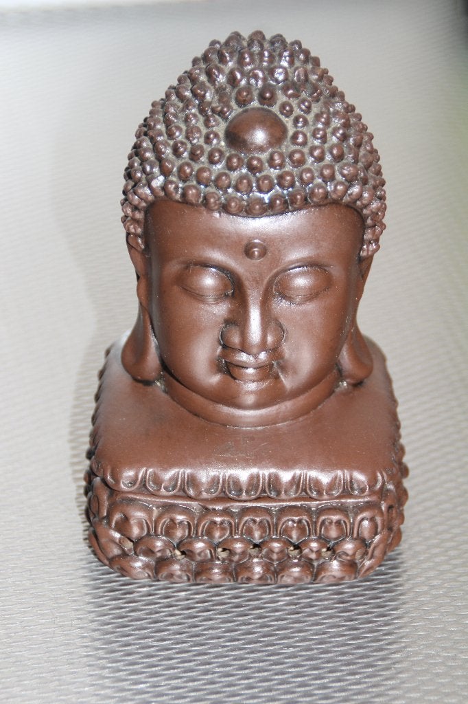 buddha wierrook houder 16 cm, Ophalen of Verzenden, Gebruikt, Religie